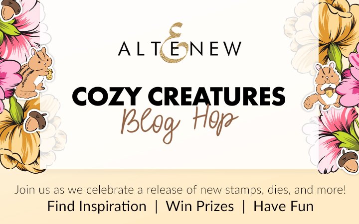 Cozy Creatures Stamps/Dies/Stencils/Embossing Folders Collection Release Blog Hop + Giveaway