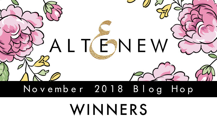 November 2018 Stamp/Die/Ink/Sticker Release Giveaway Winners