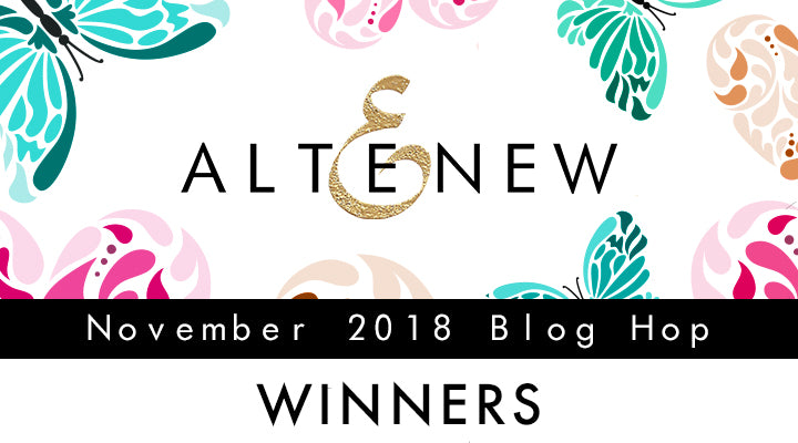 November 2018 Stencils and Ink Sprays Release Giveaway Winners