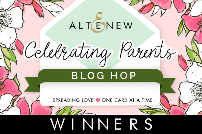 Celebrating Parents Card Drive Blog Hop Giveaway Winners