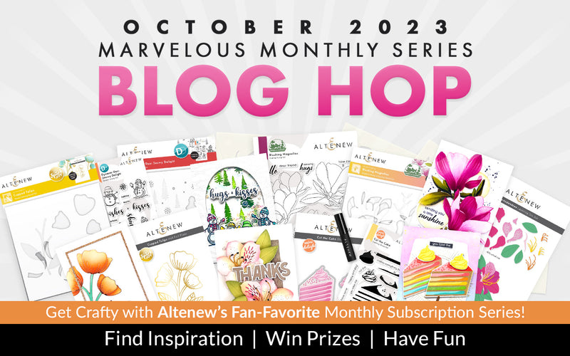 Altenew October 2023 Marvelous Monthly Series Release Blog Hop + Giveaway ($300 in Total Prizes!)