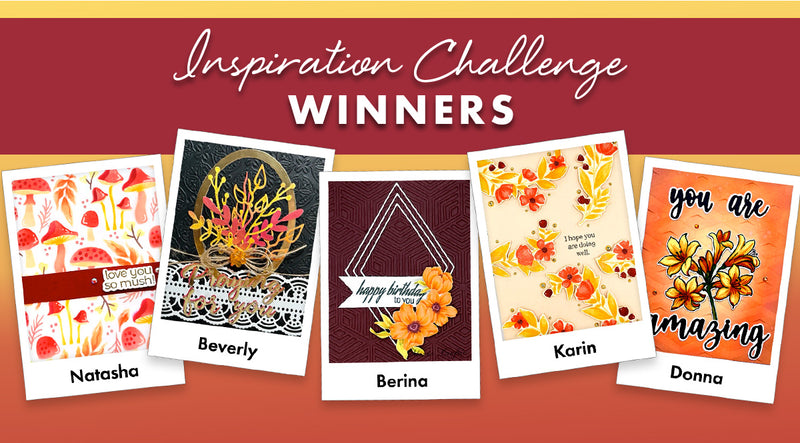 4 Winners of $30 Gift Cards + Future Blog Hop Guest Spot! | September 2023 Inspiration Challenge Winners