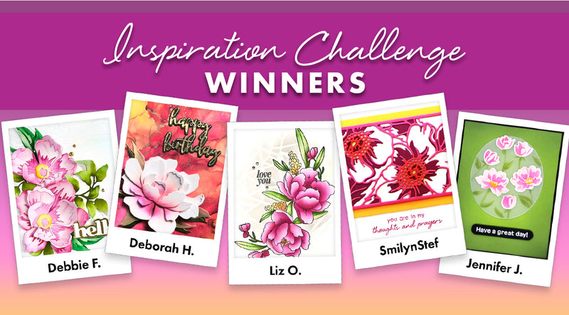 4 Winners of $30 Gift Cards! | October 2024 Inspiration Challenge Winners