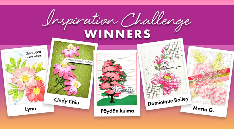 4 Winners of $30 Gift Cards! | September 2024 Inspiration Challenge Winners