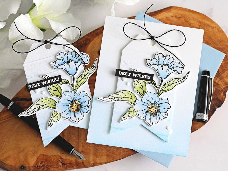 Simple Coloring with Stencils – Terrific Tags with Michelle