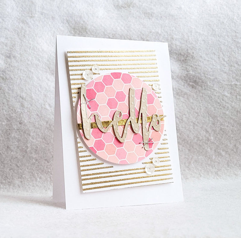 Geometric Fun With the Striped Circle Stamp Set