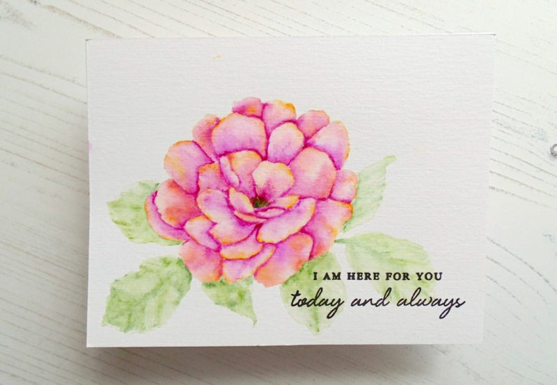 Lydia’s Crafty Corner: No-line Watercoloring with Altenew’s Watercolor 36 Pan Set