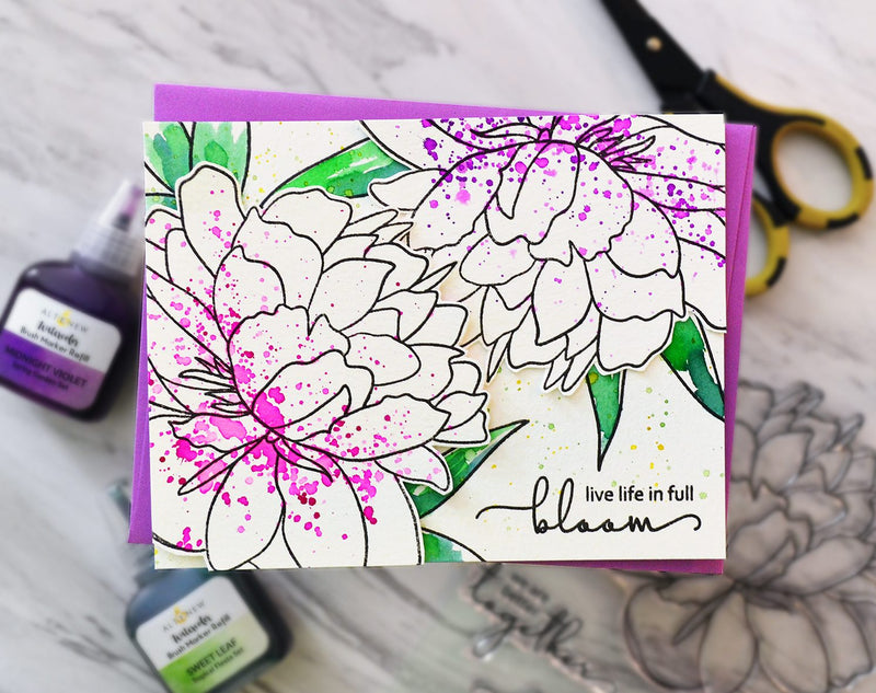 NEW Floral Stamp Set – Hero Arts + Altenew Collaboration Blog Hop