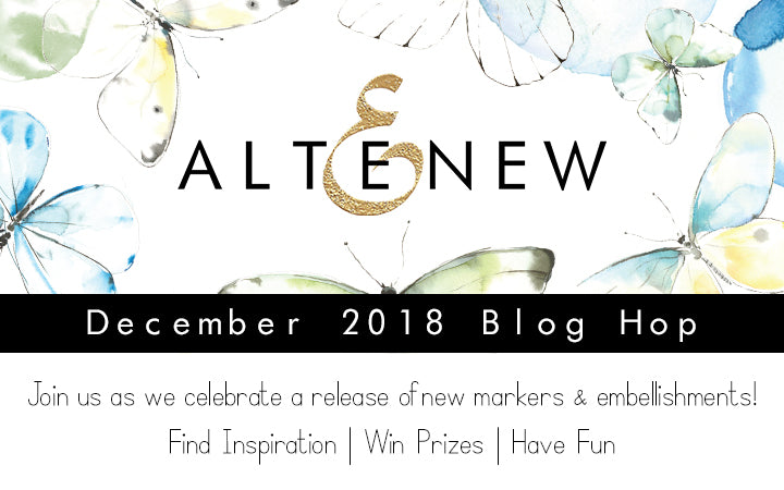 December 2018 Markers and Embellishments Release Blog Hop + Giveaway