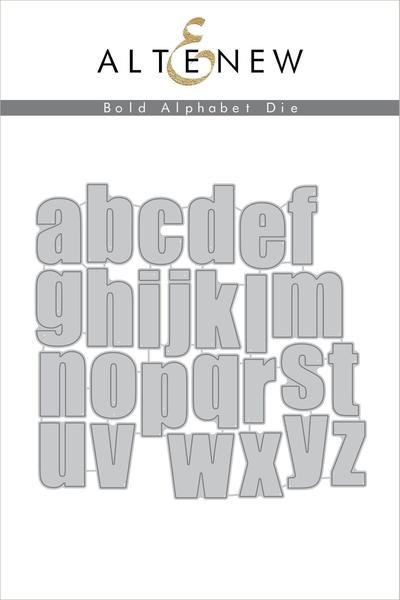 How to Use Bold Alphabet Die Set with Floral Stamps
