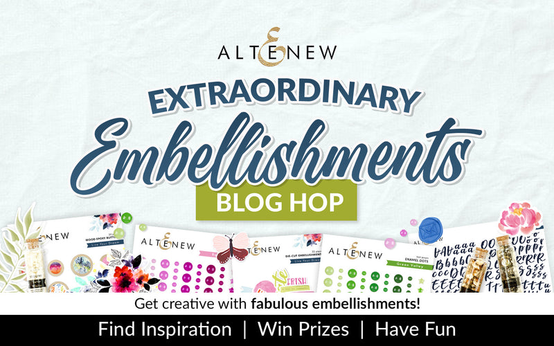 Extraordinary Embellishments Blog Hop + Giveaway ($300 in Total Prizes!)