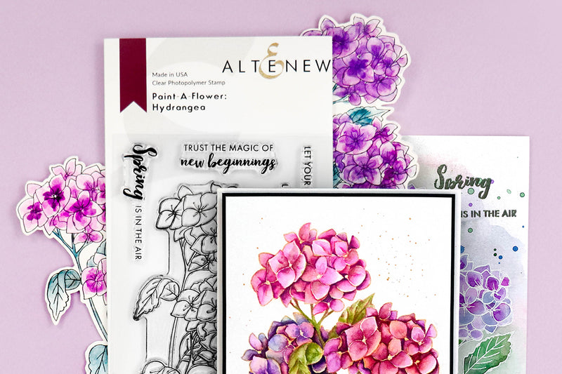 Paint-A-Flower: Hydrangea Release Blog Hop + Giveaway