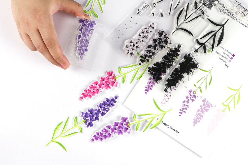 NEW Build-A-Flower: Lavender Layered Stamps and Dies Release Blog Hop + Giveaway!
