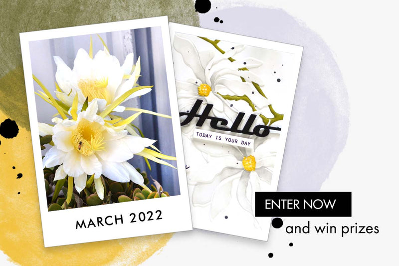 March 2022 Inspiration Challenge | White-on-White Embossing (with Video Tutorial!)