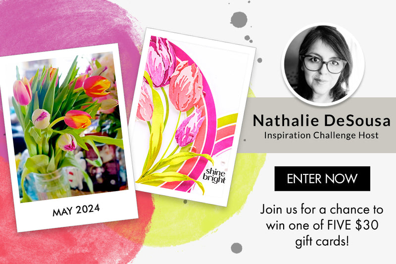 Try This Hack to Add Color to Floral Die-Cuts! | May 2024 Inspiration Challenge with Nathalie