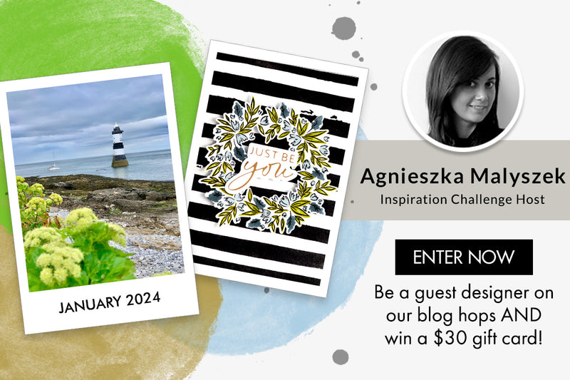 Altenew January 2024 Inspiration Challenge feat. Agnieszka Malyszek!