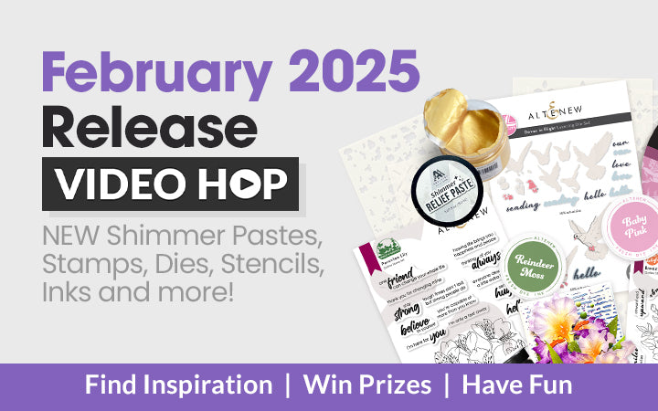 2 Ways To Use The NEW Shimmer Relief Paste | February 2025 Release Video Hop