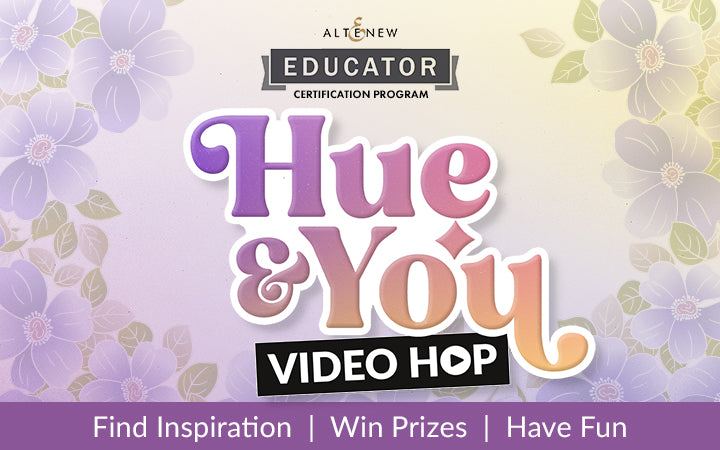 1 Layering Stencil Set, 3 Cards! Altenew Educators “Hue and You” Video Hop + Giveaway