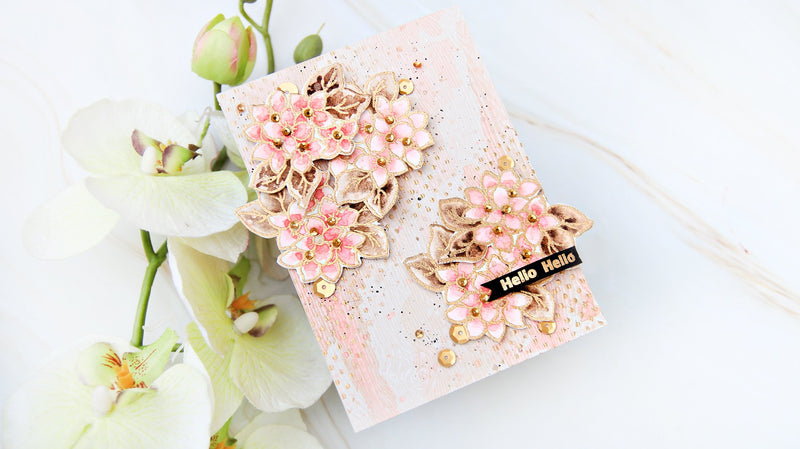 Shabby Chic Card with a Mini Stamp!