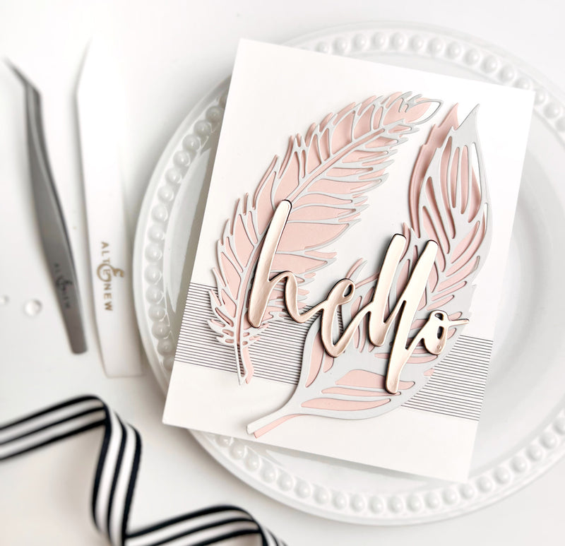 Easy Hello Card | Sentiments with Shine
