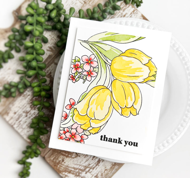 A Quick and Easy Thank You Card Feat. Altenew’s Build-A-Garden Set