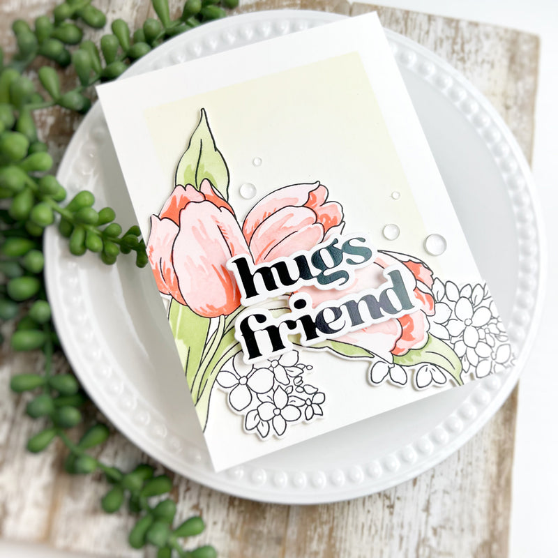 An Easy Way to Send a Hug in the Mail | Quick Handmade Card Idea!