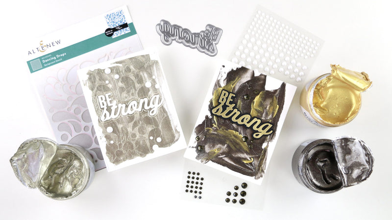 Shimmer Relief Paste Top Tips and Lots of Backgrounds! Tremendous Textures with Erica + Video