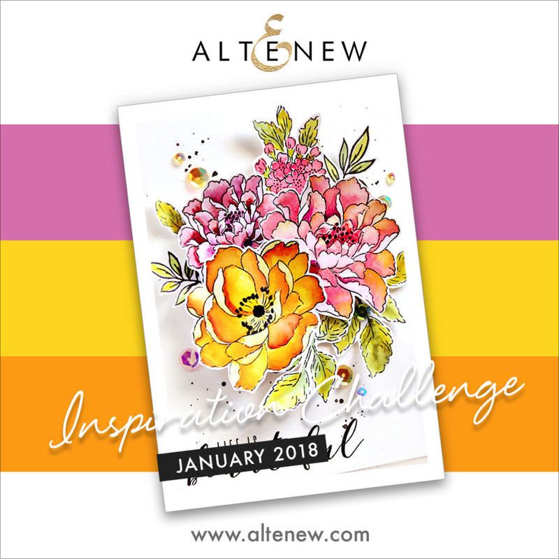 Altenew January 2018 Inspiration Challenge
