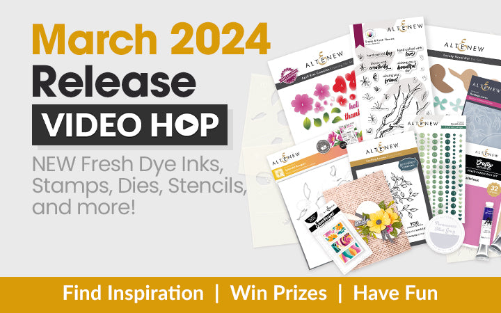 March 2024 Release Video Hop + Giveaway | Super Easy Watercolor Painting