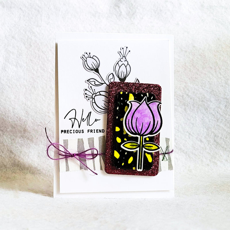Whimsical Tulip and Stone Mosaic Fun!