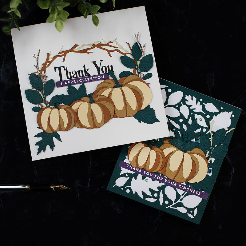 Clean and Easy Pumpkin Cards | Creative Die-Cutting with Bibi