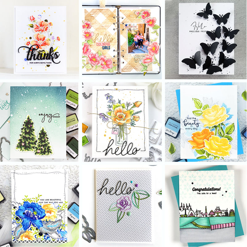 November 2019 Stamp/Die/Mask Stencil Release Giveaway Winners