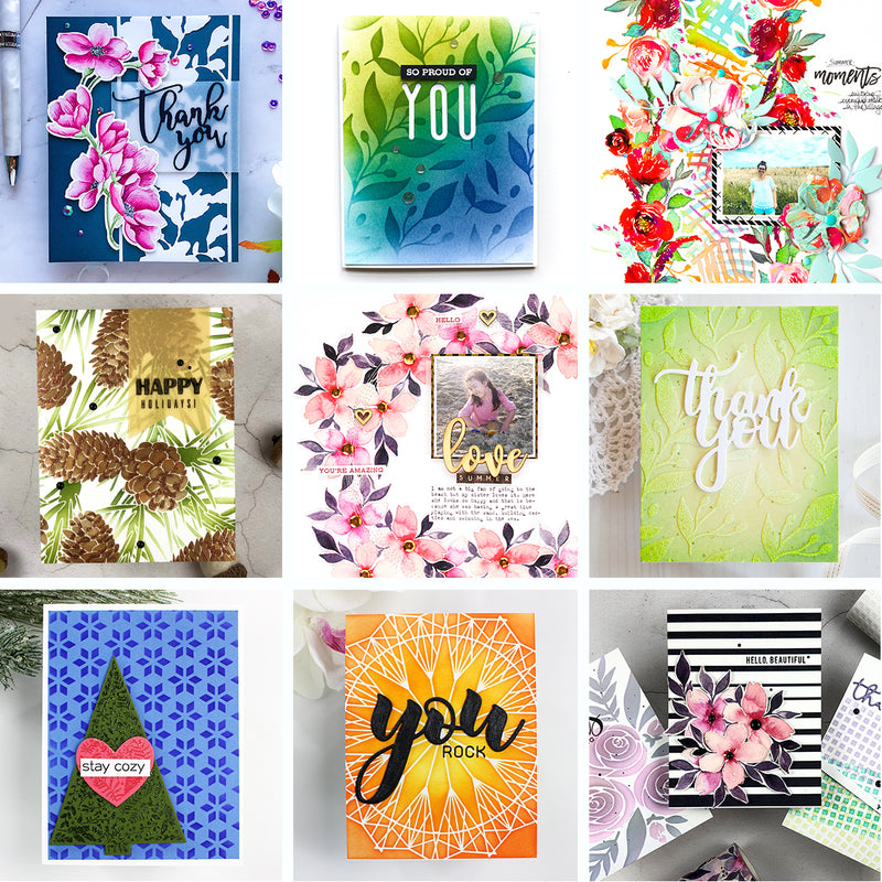 October 2019 Stencil/Washi Tape Release Giveaway Winners