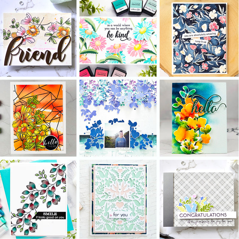 April 2019 Stamp/Die/Stencil Paper Pack Release Giveaway Winners