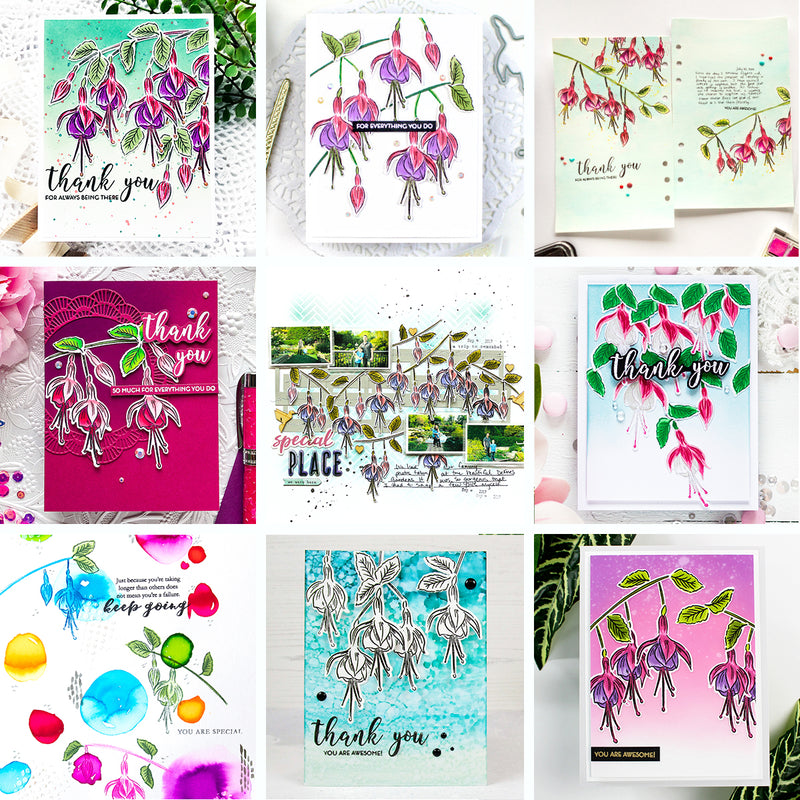 Build-A-Flower: Fuchsia Release Giveaway Winners