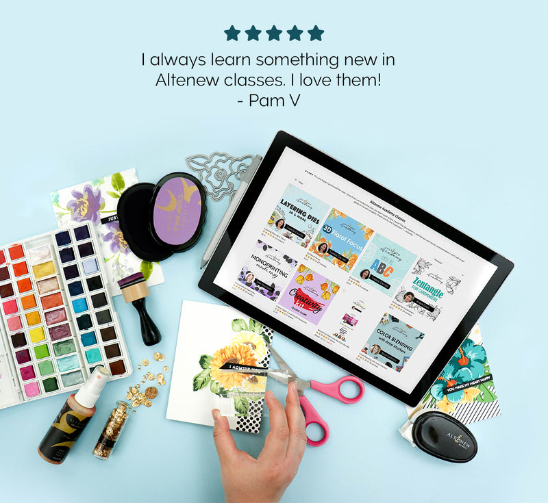 Virtual Crafting??!! Yes, I want in! All About Altenew Virtual Workshops, Crafting 101 Classes, and Altenew Academy
