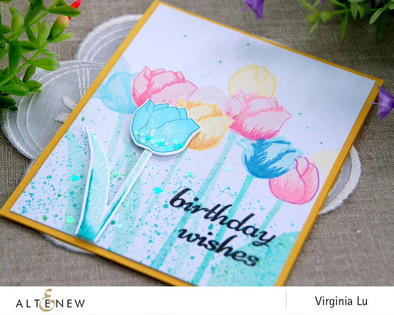 Tulip Stamp & Die Bundle Makes Easy!