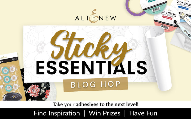 Altenew Sticky Essentials Blog Hop + Giveaway ($300 in Total Prizes) | Celebrate Your Fave Craft Adhesives