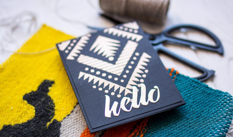 Quick and Easy Aztec Motif Card