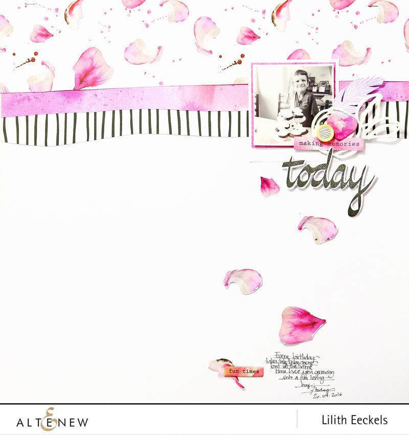 Video: Today (Super Script stamp and Reflection kit)