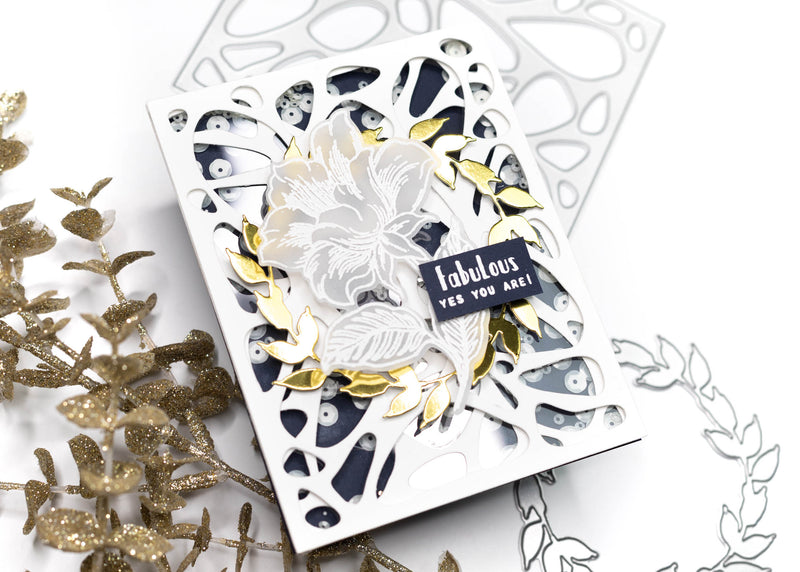 How to Create a Classy Sequin Shaker Background Card (Feat. 5 Layers of Dimension!)