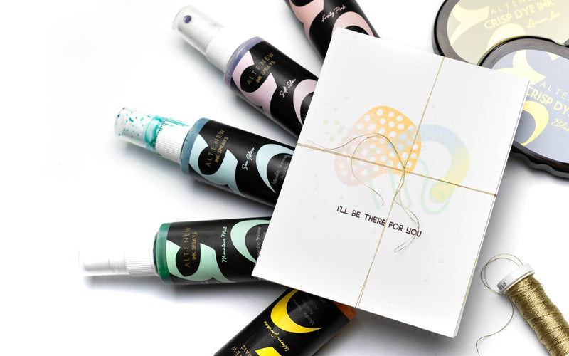 5 Retro Cards Gift Set with 1 Stamp Set!