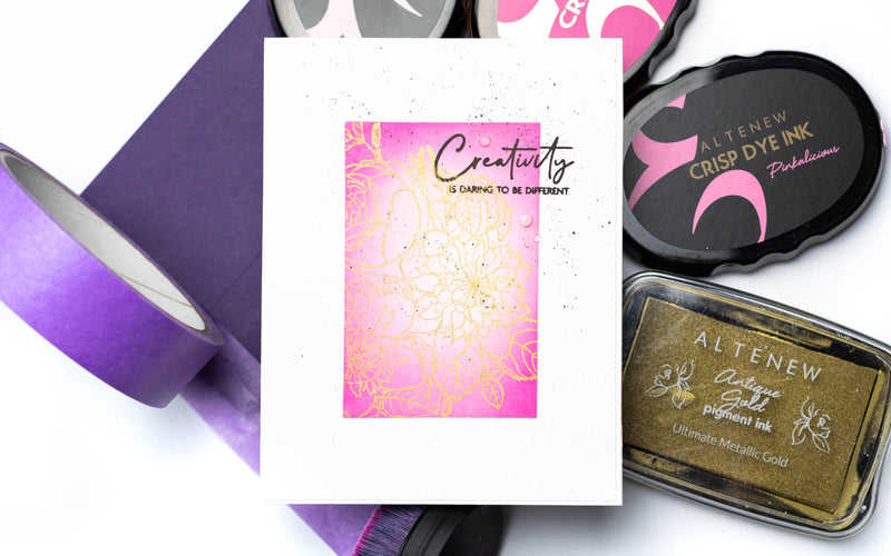 Masking 2 Ways – How to Create Stylish One Layer Cards with Satin Masking Tape!