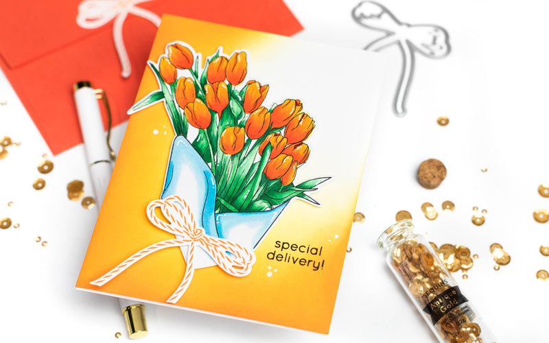 All Tied Up! Use This Cool Stamp and Die Set to Add Bows Without Thread! (5 Ideas)