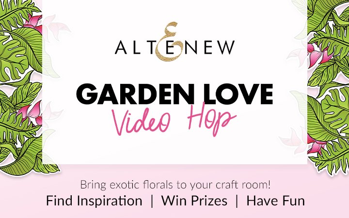 Garden Love Release Video Hop – Peek Through Stenciled Floral Card Tutorial