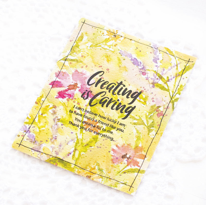 How-to Video: Faux Watercoloring with Wildflower Garden Stamp Set & Crisp Dye Inks