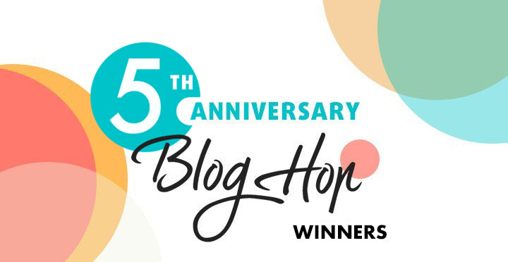 5th Anniversary Blog Hop Giveaway Winners