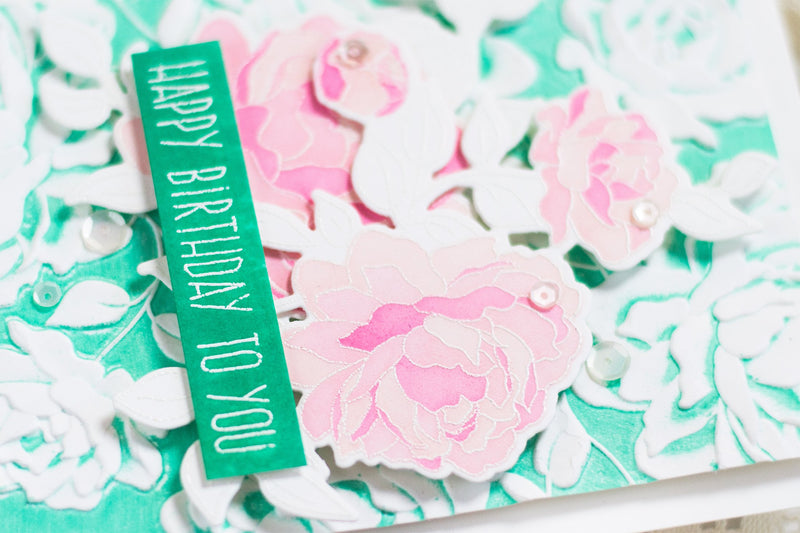 How to Make a Bright Floral Birthday Card Using Altenew’s Project Kit