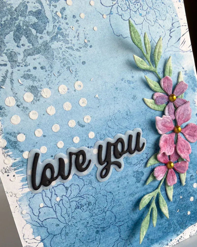 Mixed Media Cardmaking: Layered Watercolor & Texture