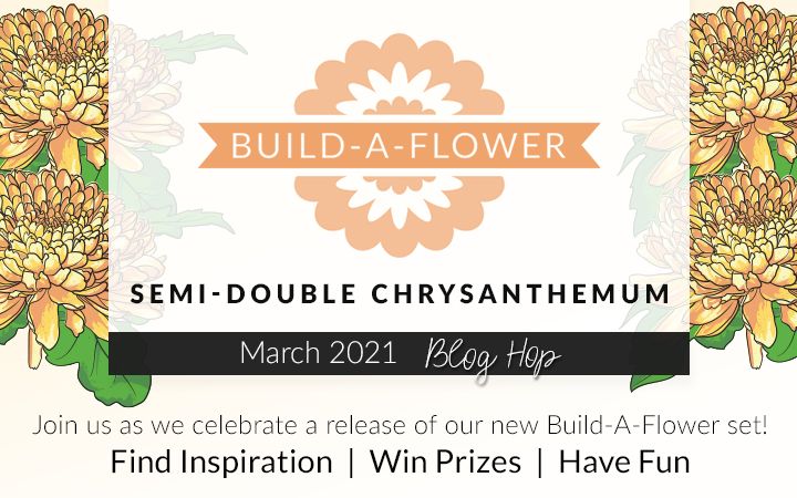Build-A-Flower: Semi-Double Chrysanthemum Release Blog Hop + Giveaway